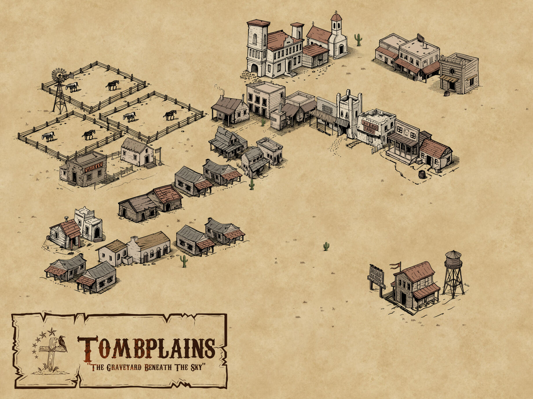 Map of the Dustlands circa 472 P.R.