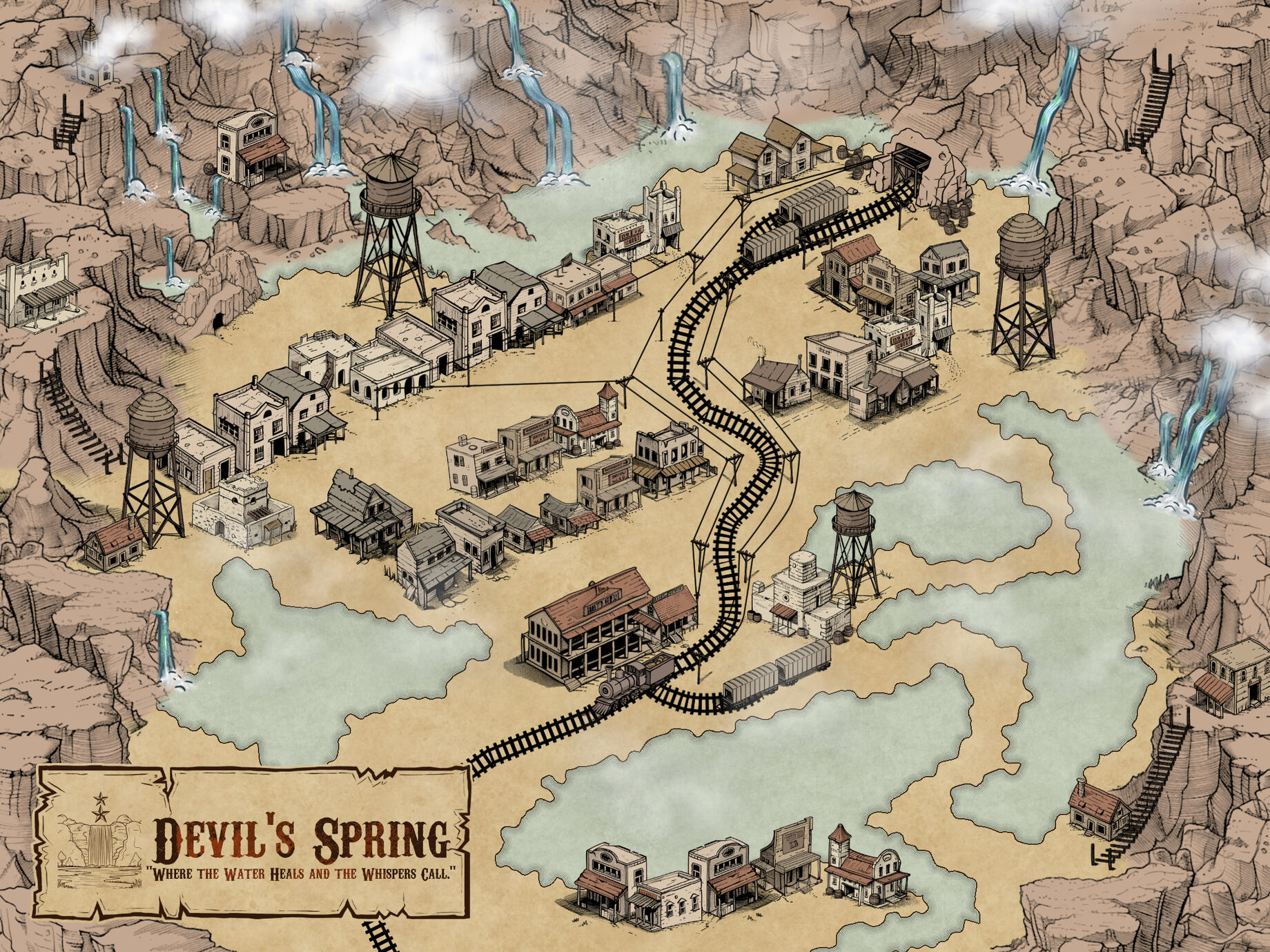 Map of the Dustlands circa 472 P.R.