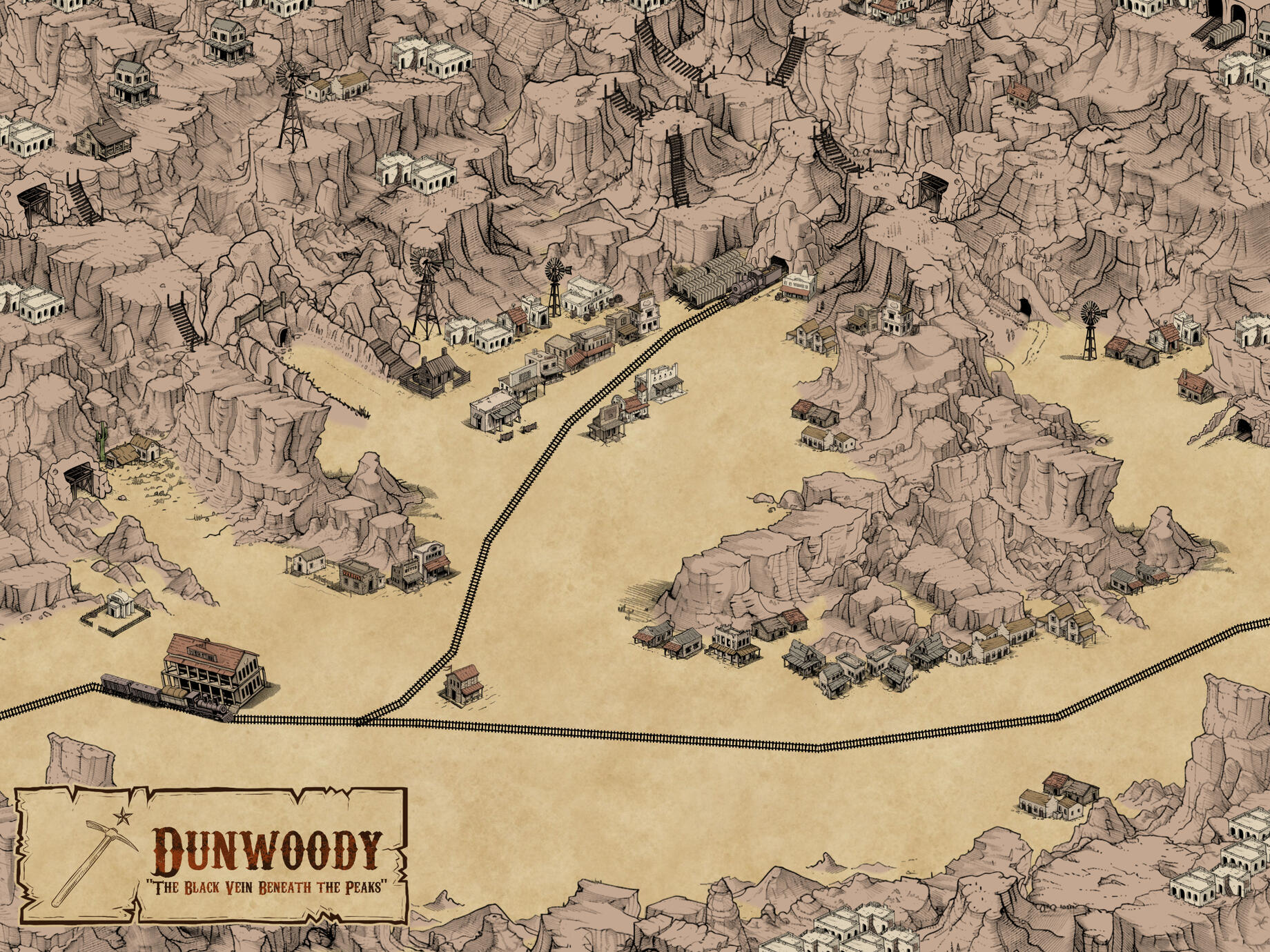 Map of the Dustlands circa 472 P.R.